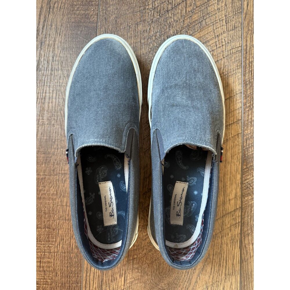 Ben Sherman Men's Chambray Slip-On Sneakers